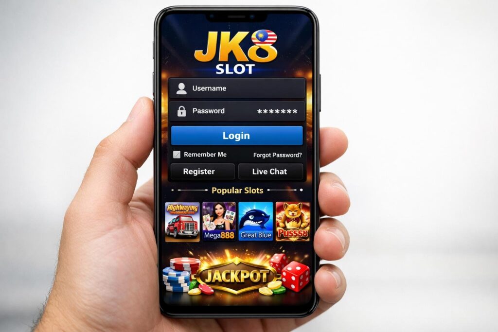 JK8 Slot Login: Comprehensive Mobile Casino Review For Malaysian Players 2026